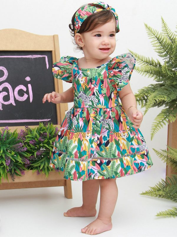 Vestido Taci Floresta - Baby