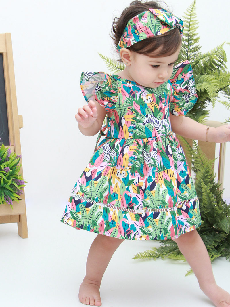 Vestido Taci Floresta - Baby